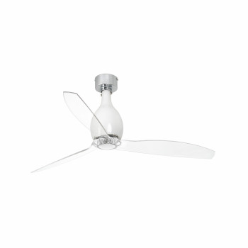 Faro Mini Eterfan M fehér-átlátszó fényforrás nélküli mennyezeti ventilátor (FAR-32020WP)   IP20
