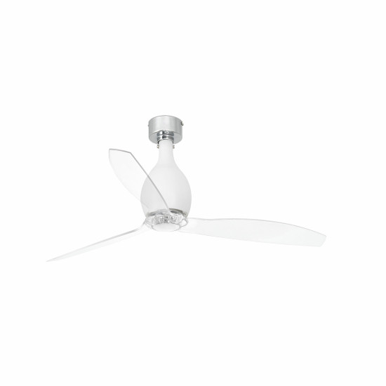 Faro Mini Eterfan M fehér-átlátszó fényforrás nélküli mennyezeti ventilátor (FAR-32025WP)   IP20