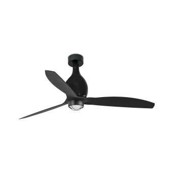 Faro Mini Eterfan M fekete LED mennyezeti csillár ventilátor (FAR-32030WP-10) LED 1 izzós IP20