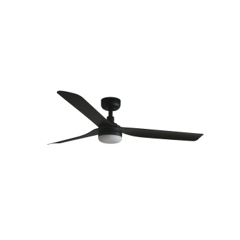 Faro Punt M fekete LED mennyezeti csillár ventilátor (FAR-33815-21) LED 1 izzós IP20