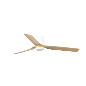 Faro Punt Tub M fehér-barna fényforrás nélküli mennyezeti ventilátor (FAR-33829WP)   IP20