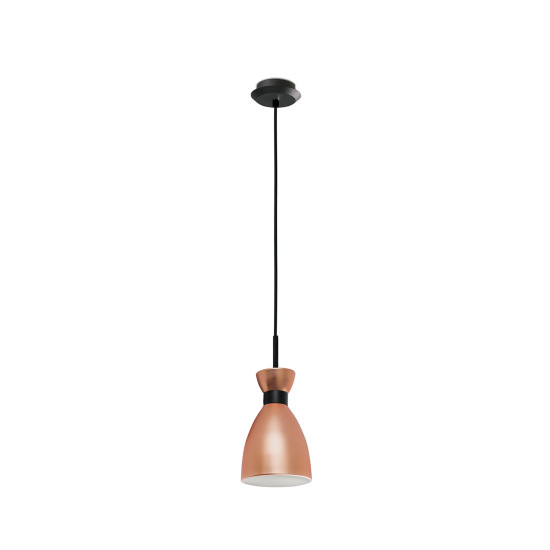 Faro Retro réz-fekete függesztett lámpa (FAR-20046) E14 1 izzós IP20