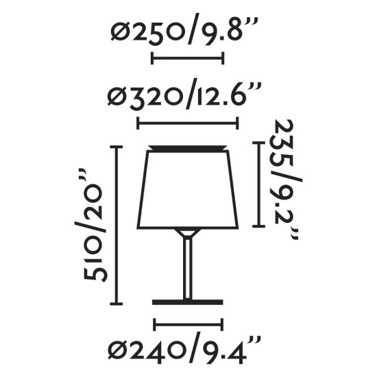 Faro Savoy fekete asztali lámpa (FAR-20305-83) E27 1 izzós IP20