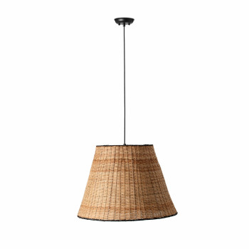 Faro SUMBA fekete-barna függesztett lámpa (FAR-65134-72) E27 1 izzós IP20