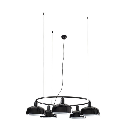 Faro Tatawin circular fekete függesztett lámpa (FAR-20343-120-5L) E27 5 izzós IP20