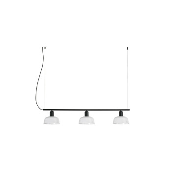 Faro Tatawin lineal fekete-fehér függesztett lámpa (FAR-20338-116) E27 3 izzós IP20