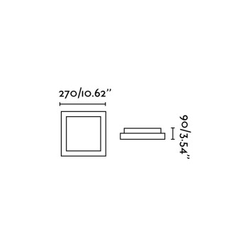 Faro Tola fehér fürdőszobai mennyezeti lámpa (FAR-62968) E27 1 izzós IP44