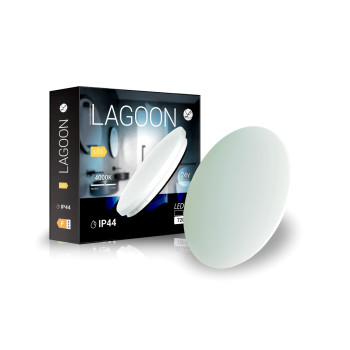 Fénymánia Lagoon fehér vízvédett LED mennyezeti lámpa (LED-4178) LED 1 izzós IP44