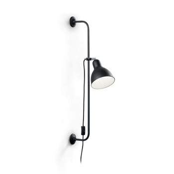 Ideal Lux Shower fekete fali lámpa (IDE-179643) E27 1 izzós IP20