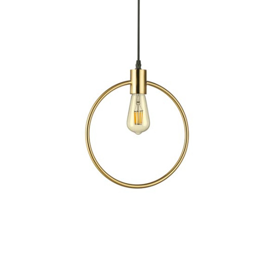 Ideal Lux Abc sárgaréz függesztett lámpa (IDE-207841) E27 1 izzós IP20