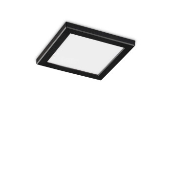 Ideal Lux Aura fekete-fehér LED mennyezeti lámpa (IDE-290812) LED 1 égős IP20