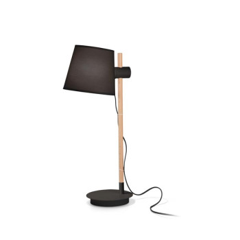 Ideal Lux Axel fekete-barna asztali lámpa (IDE-272238) E27 1 izzós IP20