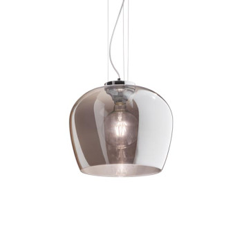 Ideal Lux Blossom füstszürke függesztett lámpa (IDE-241517) E27 3 izzós IP20