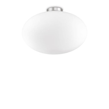 Ideal Lux Candy fehér-króm mennyezeti lámpa (IDE-086781) E27 1 égős IP20