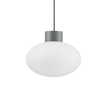 Ideal Lux Clio antracit-fehér kültéri függesztett lámpa (IDE-136073) E27 1 izzós IP44