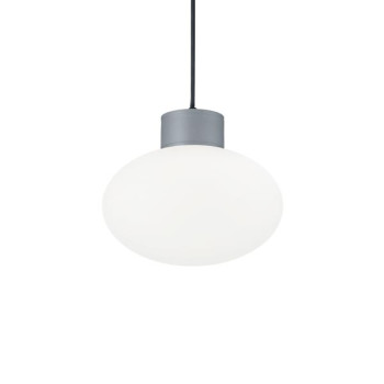 Ideal Lux Clio szürke-fehér kültéri függesztett lámpa (IDE-144238) E27 1 izzós IP44