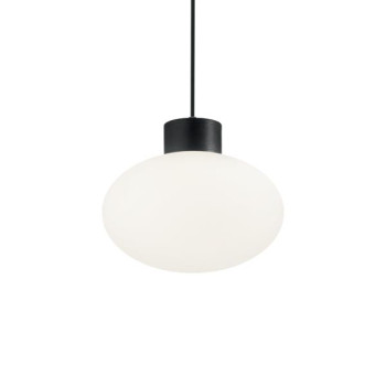 Ideal Lux Clio fekete-fehér kültéri függesztett lámpa (IDE-144245) E27 1 izzós IP44