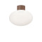 Ideal Lux Clio barna-fehér kültéri mennyezeti lámpa (IDE-326795) E27 1 izzós IP44