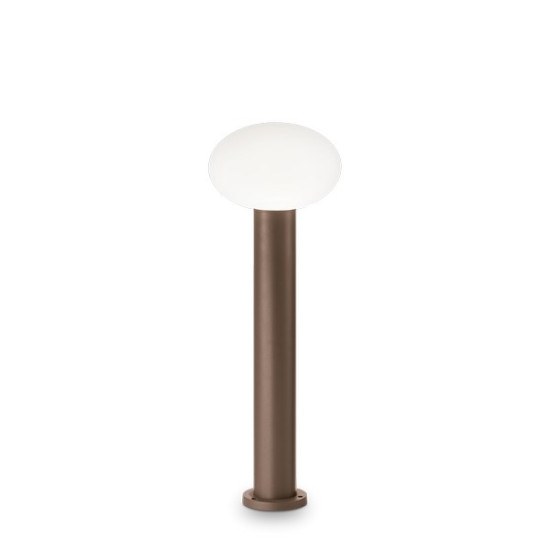 Ideal Lux Clio barna-fehér kültéri állólámpa (IDE-328829) E27 1 izzós IP44