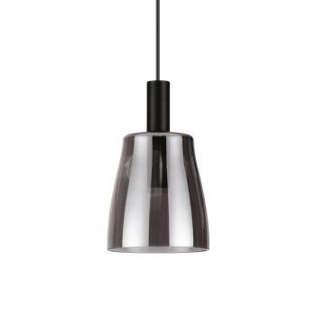 Ideal Lux Coco fekete-füstszürke LED függesztett lámpa (IDE-275567) LED 1 égős IP20