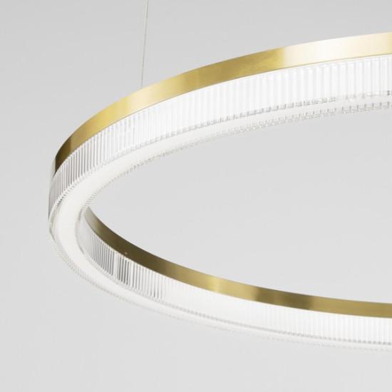 Ideal Lux Crown sárgaréz LED függesztett lámpa (IDE-314921) LED 1 izzós IP20