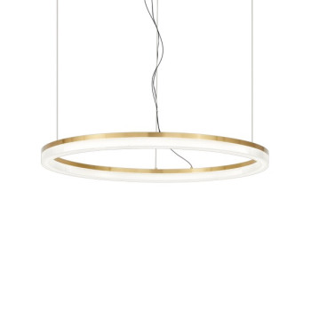 Ideal Lux Crown sárgaréz LED függesztett lámpa (IDE-314921) LED 1 izzós IP20