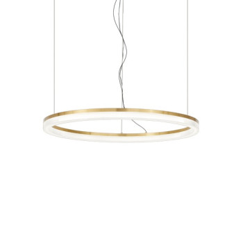 Ideal Lux Crown sárgaréz LED függesztett lámpa (IDE-314938) LED 1 izzós IP20