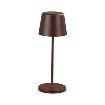 Ideal Lux Cute barna LED kültéri asztali lámpa (IDE-346915) LED 1 izzós IP65