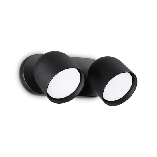 Ideal Lux Dodo fekete fali lámpa (IDE-327938) GX53 2 izzós IP20