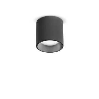 Ideal Lux Dot fekete LED mennyezeti lámpa (IDE-299402) LED 1 égős IP20