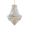 Ideal Lux Dubai sárgaréz-átlátszó kristály függesztett lámpa (IDE-243528) E14 24 égős IP20