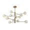Ideal Lux Equinoxe króm-átlátszó csillár (IDE-345383) G4 12 izzós IP20