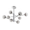 Ideal Lux Equinoxe króm-átlátszó csillár (IDE-345437) G4 8 izzós IP20