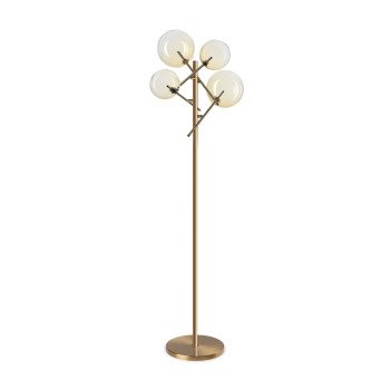 Ideal Lux Equinoxe króm-átlátszó állólámpa (IDE-348285) G4 4 izzós IP20