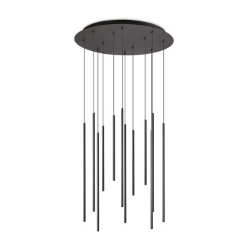 Ideal Lux Filo fekete LED függesztett lámpa (IDE-341095) LED 1 izzós IP20