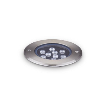 Ideal Lux Floor fekete-átlátszó falba/talajba építhető LED kültéri lámpa (IDE-255682) LED 1 izzós IP67