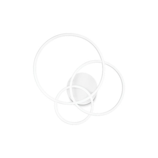 Ideal Lux Frame fehér LED mennyezeti/fali lámpa (IDE-341309) LED 1 izzós IP20