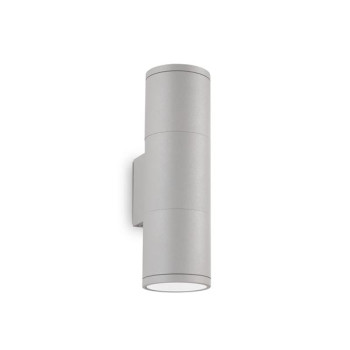Ideal Lux Gun szürke kültéri fali lámpa (IDE-163628) GU10 2 izzós IP44
