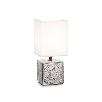 Ideal Lux Kali fehér-szürke asztali lámpa (IDE-245348) E14  1 izzós IP20