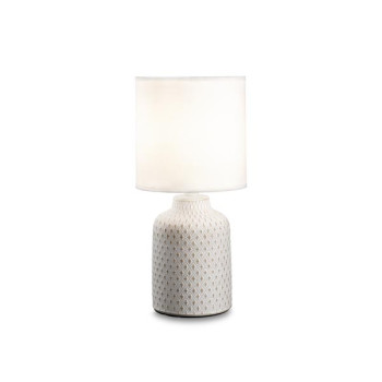 Ideal Lux Kali fehér-szürke asztali lámpa (IDE-245393) E14  1 izzós IP20