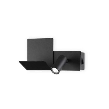 Ideal Lux Komodo fekete LED falikar (IDE-306827) LED 1 izzós IP20