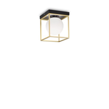 Ideal Lux Lingotto fekete-arany-fehér mennyezeti lámpa (IDE-198132) E14  1 izzós IP20