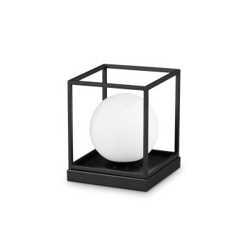 Ideal Lux Lingotto fekete-fehér asztali lámpa (IDE-327877) E14 1 izzós IP20