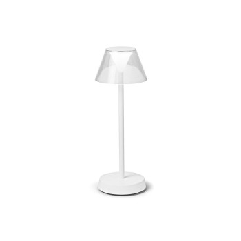 Ideal Lux Lolita fehér LED kültéri asztali lámpa (IDE-286723) LED 1 izzós IP54