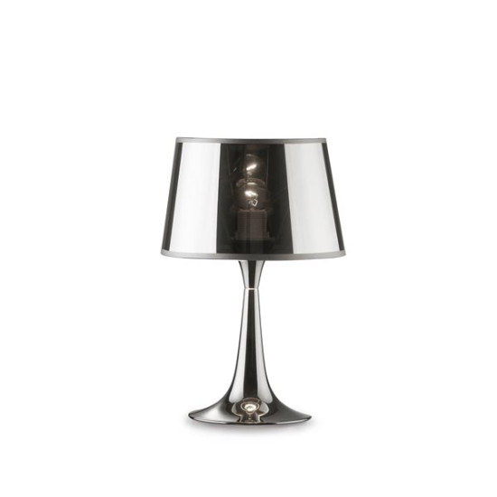 Ideal Lux London króm asztali lámpa (IDE-032368) E27 1 izzós IP20