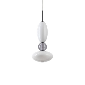 Ideal Lux Lumiere fekete-fehér LED függesztett lámpa (IDE-314143) LED 1 izzós IP20
