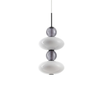 Ideal Lux Lumiere fekete-fehér LED függesztett lámpa (IDE-314167) LED 1 izzós IP20