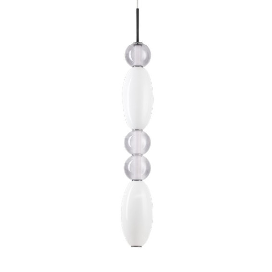 Ideal Lux Lumiere fekete-fehér LED függesztett lámpa (IDE-314174) LED 1 izzós IP20