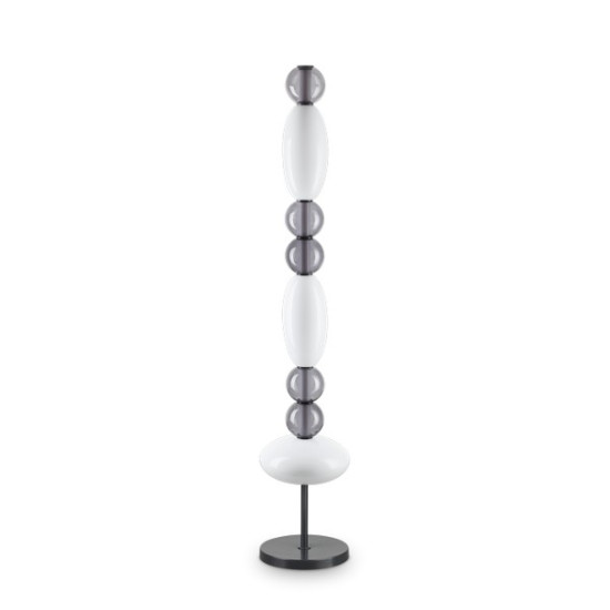 Ideal Lux Lumiere fekete-fehér LED állólámpa (IDE-314198) LED 1 izzós IP20