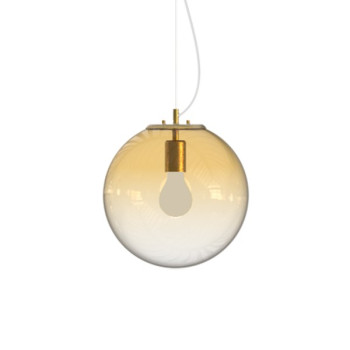 Ideal Lux Mapa Clear borostyán-króm függesztett lámpa (IDE-346557) E27 1 izzós IP20